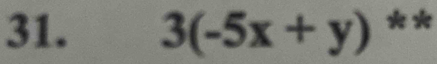 3(-5x+y) **