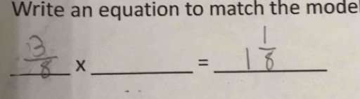 Write an equation to match the mode 
_ 
_X 
_=