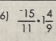 frac ^-1511· 1 4/9 