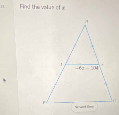 Find the value of x.