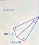 FIND X?