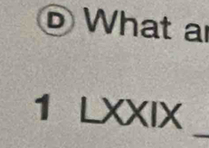 What a 
_ 
LXXIX