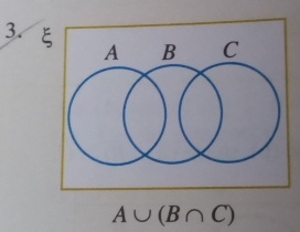 ξ
A∪ (B∩ C)