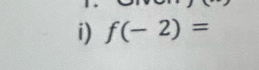 f(-2)=