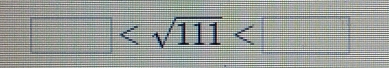 2x+1 sqrt(111)