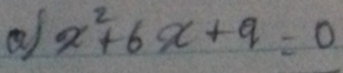 a x^2+6x+q=0