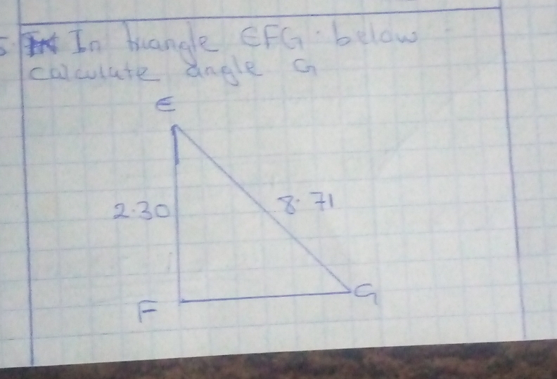 In buange CFG below 
calculute angle a