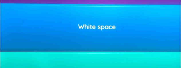 White space