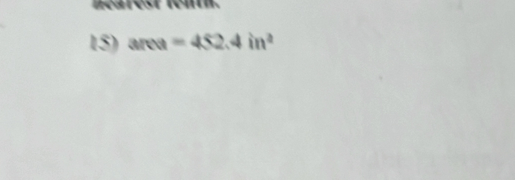 area=452.4in^2