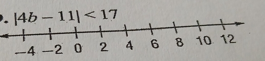 |4b-11|<17</tex>