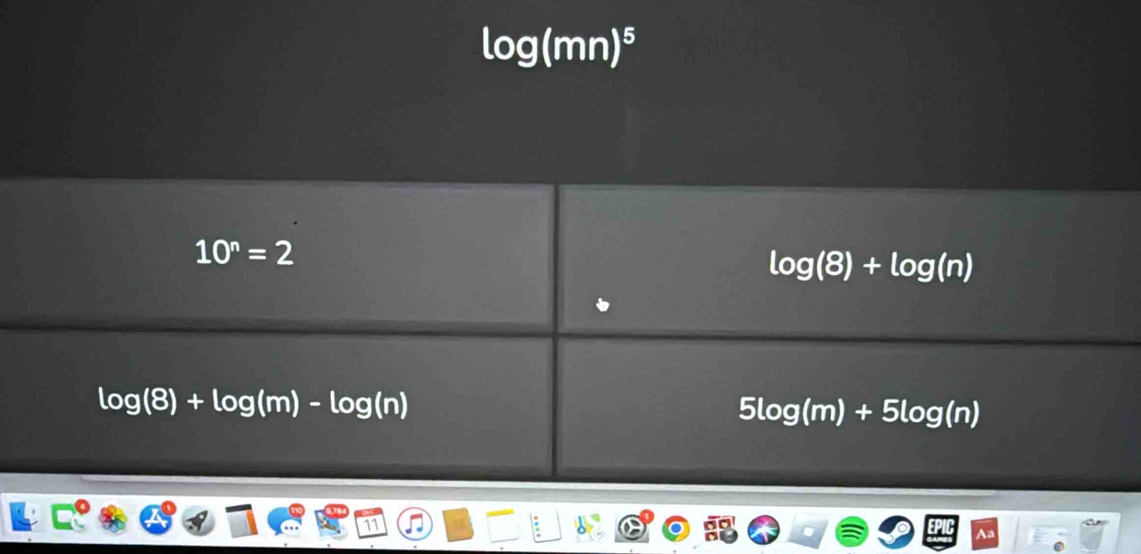 log (mn)^5