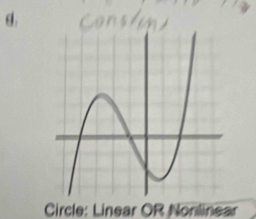 Circle: Linear OR No