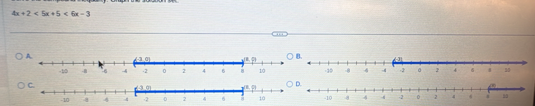 4x+2<5x+5<6x-3</tex>