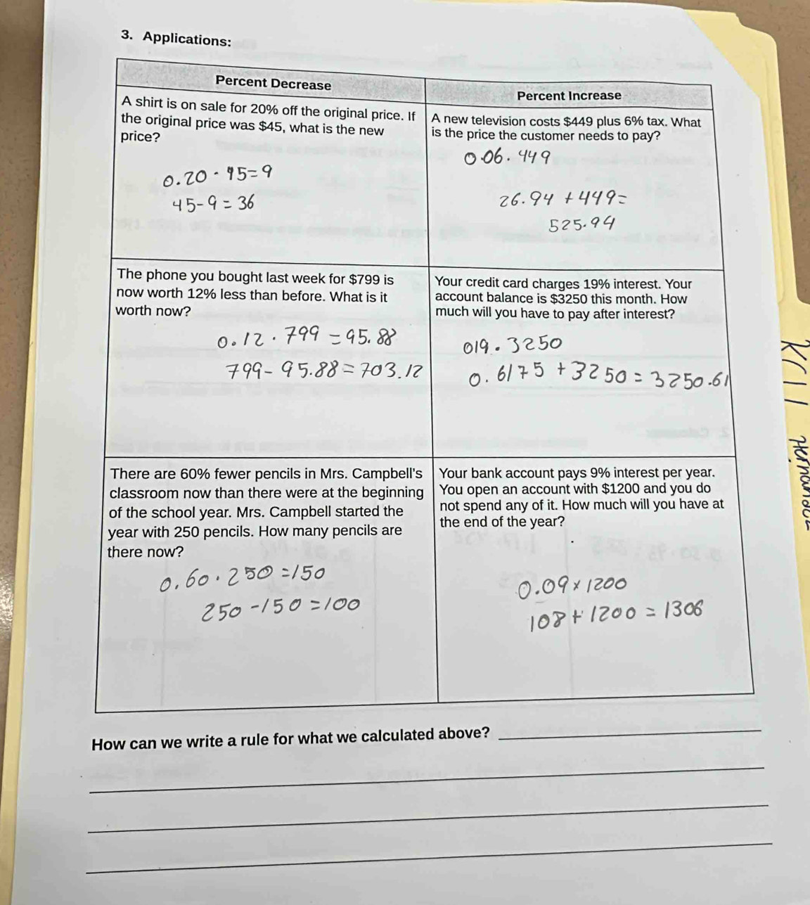 Applic 
8 
How can we write a rule for what we calculated a 
_ 
_ 
_ 
_