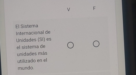 El Sistema 
Internacional de 
Unidades (SI) es 
el sistema de 
unidades más 
utilizado en el 
mundo.