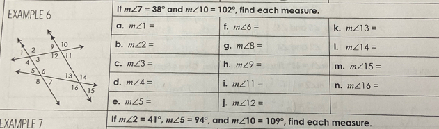 EXAMPLE 6 
EXAMPLE 7 h measure.