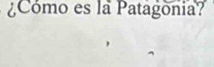 ¿Cómo es la Patagonia?