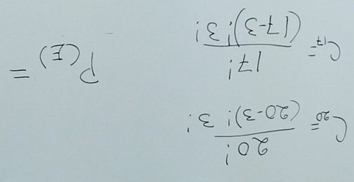 C_20= 20!/(20-3)!3! 
C_17= 17!/(17-3)!3! 
P_(E)=