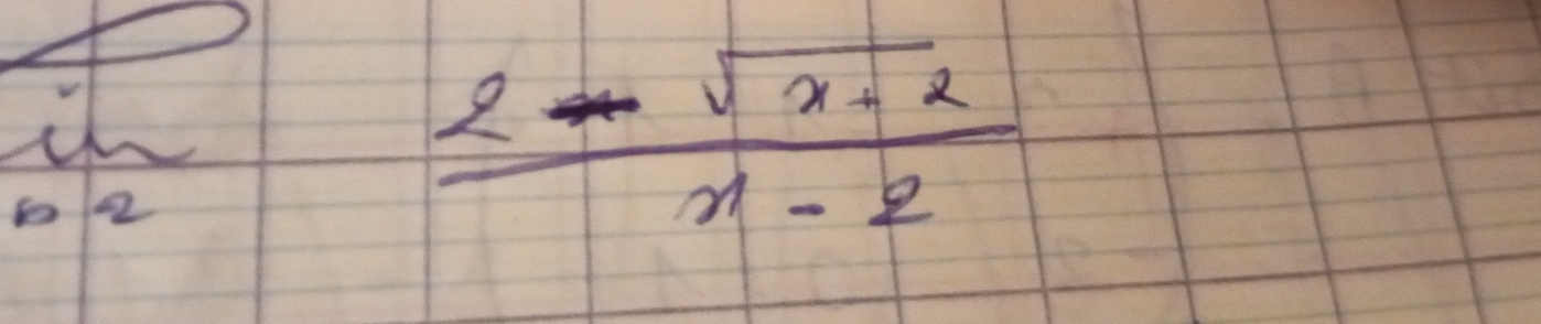 12
 (2-sqrt(x-2))/x-2 