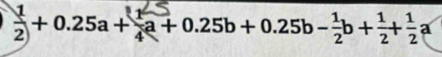 +0.25a+,a+0.25b+0.25b-b++a