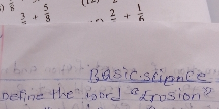 frac 8 (12) frac 2+ 1/6 
frac 3+ 5/8 