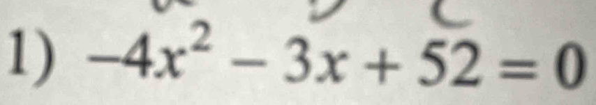 -4x^2-3x+52=0