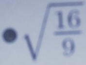 ^9 sqrt(frac 16)9