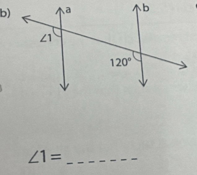 ∠ 1=