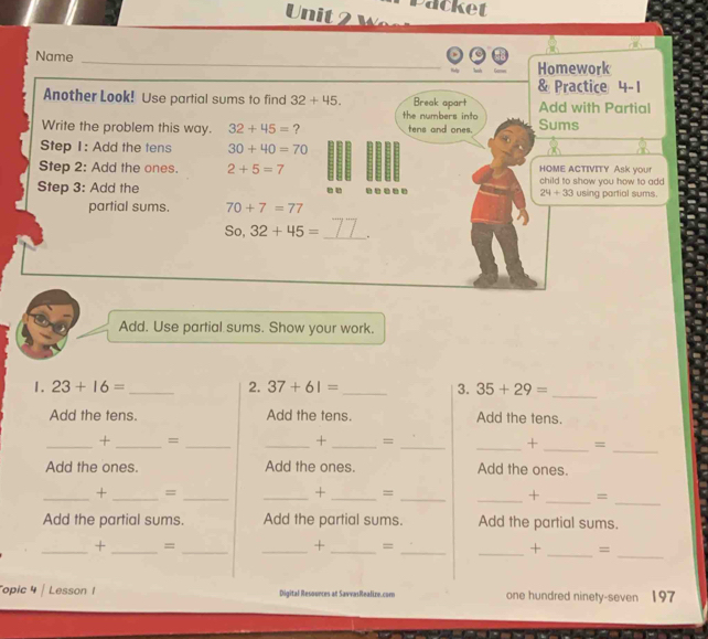 Solved: Packet Un Name _ Homework & Practice 4-1 Another Look! Use ...