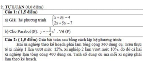 làm theo kẻ hoach.