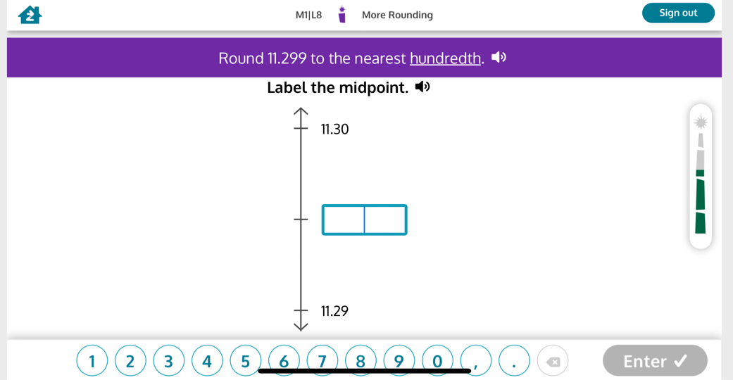 Solved: M1|L8 More Rounding Sign out Round 11.299 to the nearest ...