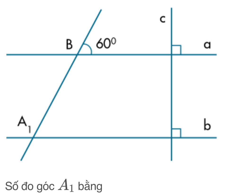 Số đo góc A_1 bằng