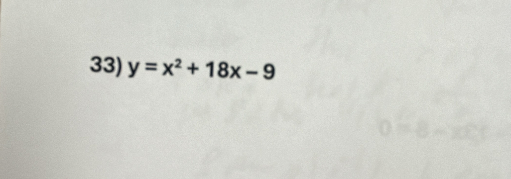 y=x^2+18x-9