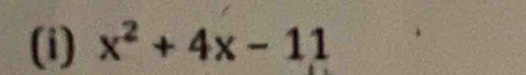 x^2+4x-11