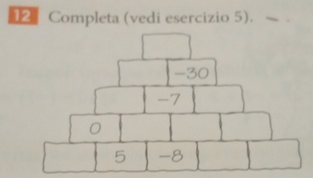 Completa (vedi esercizio 5).