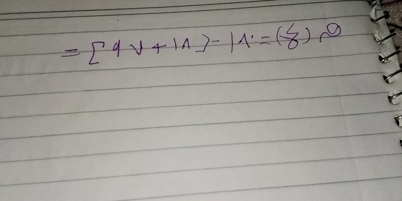 =[9V+1wedge ]-[Lambda =(8)θ