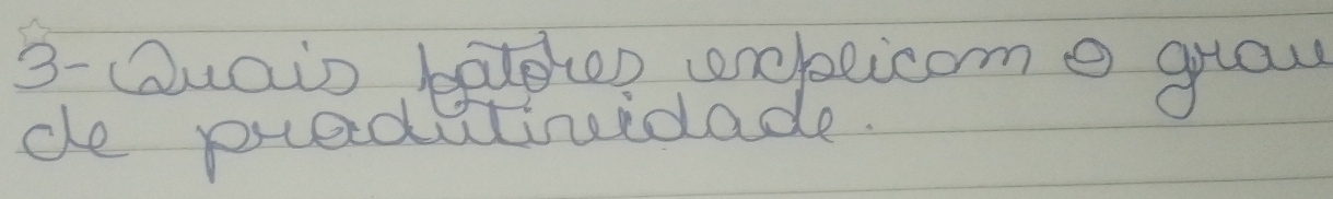 3-Quain bepdpton concbeicome glaw