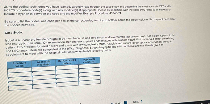 Solved: Using the coding techniques you have learned, carefully read ...