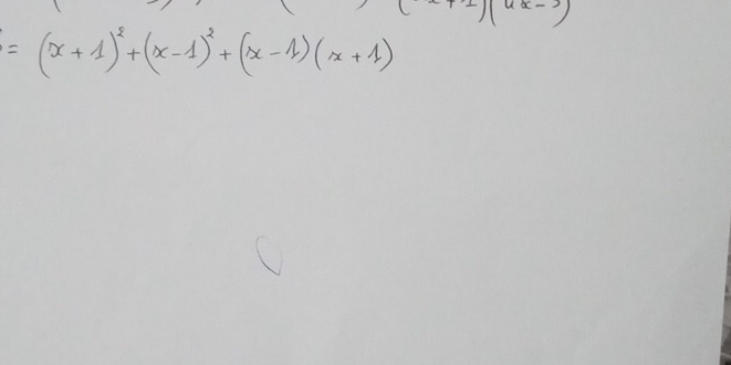 -12)(4x-3)
=(x+1)^2+(x-1)^2+(x-1)(x+1)