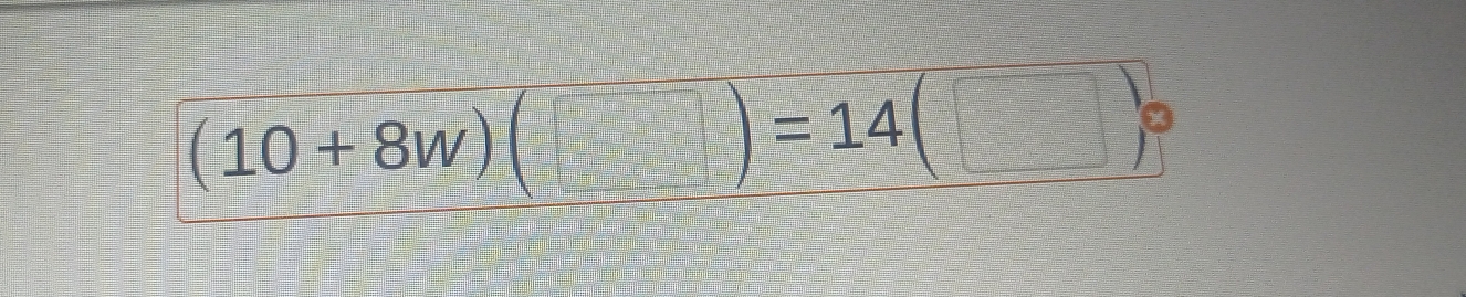 (10+8w)
=14(□ )^circ 