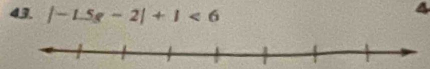 |-1.5g-2|+1<6</tex> 
4