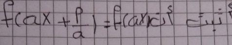 f(ax+ p/a )= fcarrc