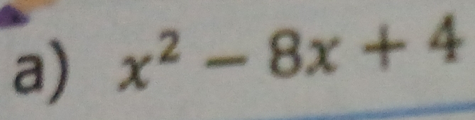 x^2-8x+4