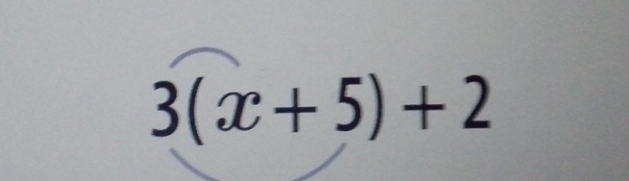 3(x+5)+2