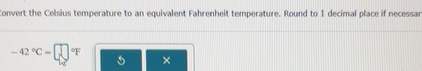 Solved: Convert the Celsius temperature to an equivalent Fahrenheit ...