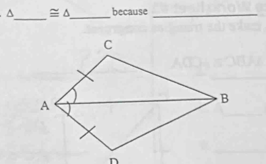 cong △ _ because_ 
_