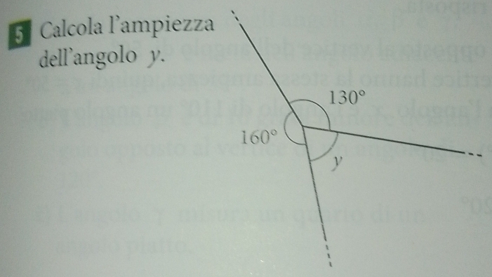 5ª Calcola lampiezza
dell’angolo y.