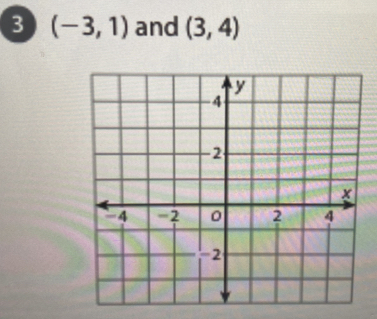 3 (-3,1) and (3,4)