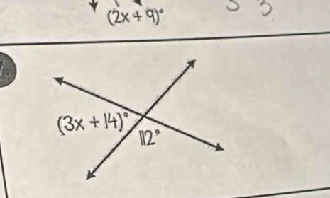 (2x+9)^circ 