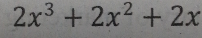 2x^3+2x^2+2x